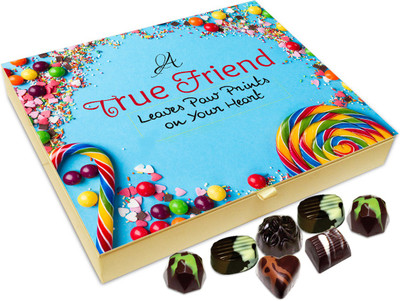 Chocholik Friendship Gift - A True Friends Leaves Paw Prints on Your Heart -20pc Truffles(240 g)
Chocholik Friendship Gift - A True Friends Leaves Paw Prints on Your Heart -20pc Truffles(240 g)