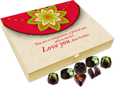 Chocholik Rakshabandhan Gift Box - You Are A Companion, A Friend And A Savior - 20pc Truffles(240 g)
Chocholik Rakshabandhan Gift Box - You Are A Companion, A Friend And A Savior - 20pc Truffles(240 g)