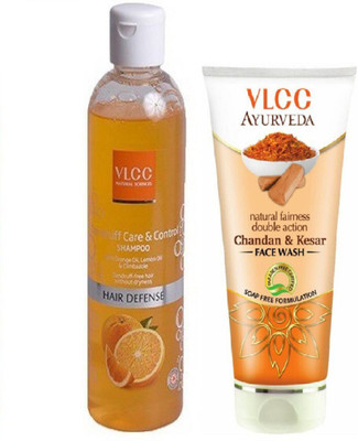 VLCC Dandruff care & control shampoo 350ml+Chandan & Kesar face wash 100ml(Set of 2)
VLCC Dandruff care & control shampoo 350ml+Chandan & Kesar face wash 100ml(Set of 2)