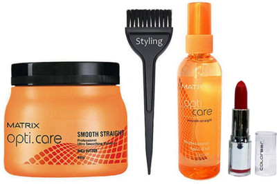 styling air Brush & Matrix OptiCare Smooth Straight Shea butter Spa & Matrix Opticare Smooth Straight Professional Split End Serum.(Set of 4)
styling air Brush & Matrix OptiCare Smooth Straight Shea butter Spa & Matrix Opticare Smooth Straight Professional Split End Serum.(Set of 4)