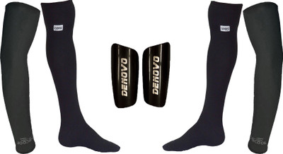 DeNovo Ultimate Protection (One Pair Large Shin Guard + One Pair Lycra Plain Knee Length Football Socks + One Pair UV Protection Arm Sleeves) Football Kit
DeNovo Ultimate Protection (One Pair Large Shin Guard + One Pair Lycra Plain Knee Length Football Socks + One Pair UV Protection Arm Sleeves) Football Kit