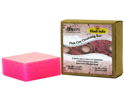 khadi abeers Pink Clay Luxury Soap(120 g)