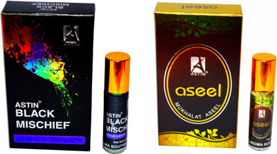 Astin Blask Mischief and Aseel UAE Edition Floral Attar(Davana)