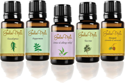 Geeleemitti Monsoon Combo Pure Essential Oil Pack(Set of 5)