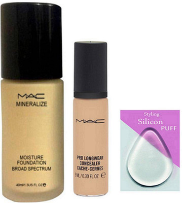 styling Silicon Puff, Mineralize Moisture Foundation& Pro Longwear Concealer(Set of 3)
styling Silicon Puff, Mineralize Moisture Foundation& Pro Longwear Concealer(Set of 3)