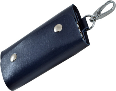 Instabuyz Navy Blue Key Pouch / Wallet Key Chain Key Chain