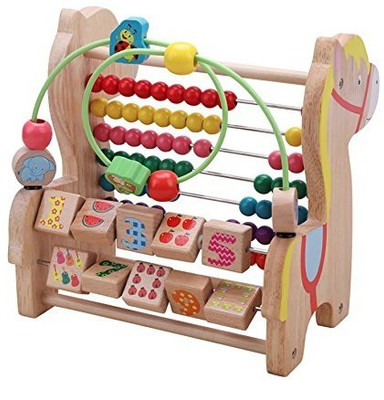 Shopat7 Wooden Early Learning Horse Shaped Designed Abacus Beads Roller Maze Multi Functional Toy(Multicolor)
Shopat7 Wooden Early Learning Horse Shaped Designed Abacus Beads Roller Maze Multi Functional Toy(Multicolor)