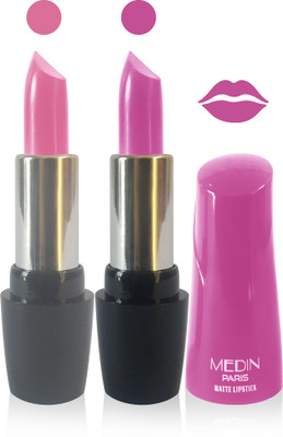 Medin paris ultra hd elegant colors matte lipstick cosmetics makeup 007 serires set of 2 color(pink l purple, 10 g)
Medin paris ultra hd elegant colors matte lipstick cosmetics makeup 007 serires set of 2 color(pink l purple, 10 g)