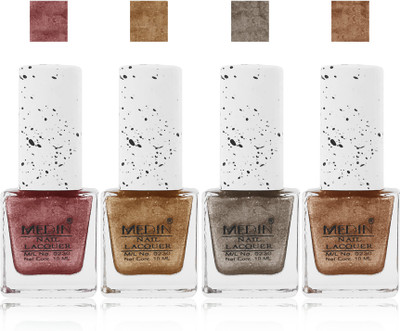 Medin paris sand look fashion Metallic Nail Polish lady femina09 Combo Set of 4 color brown l copper maroon golden
Medin paris sand look fashion Metallic Nail Polish lady femina09 Combo Set of 4 color brown l copper maroon golden