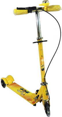 Fabofly 3 Wheel Folding minions Scooter with LED lights on wheel and Bell & Handbrakes(Multicolor)
Fabofly 3 Wheel Folding minions Scooter with LED lights on wheel and Bell & Handbrakes(Multicolor)