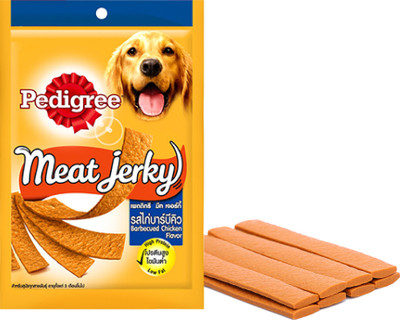 Pedigree Meat Jerky Stix Barbecue, Chicken Dog Treat(80 g)