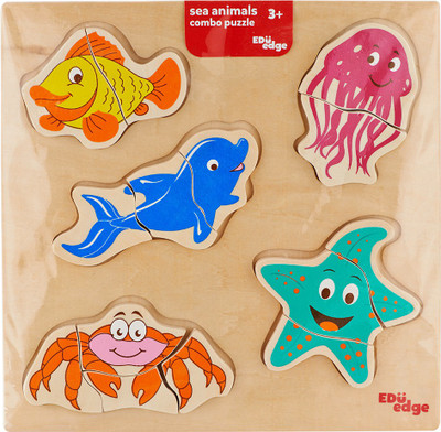 Eduedge Sea Animals Combo Puzzle• Printed on high quality plywood. • Coated with safe paints for children. • Smooth edges and corners .Non-toxic eco friendly product(1 Pieces)
Eduedge Sea Animals Combo Puzzle• Printed on high quality plywood. • Coated with safe paints for children. • Smooth edges and corners .Non-toxic eco friendly product(1 Pieces)