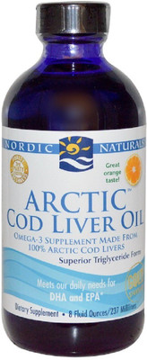 Nordic Naturals Nordic Naturals, Arctic Cod Liver Oil, Orange,(237 ml)