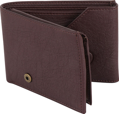 X-Men Men Brown Artificial Leather Wallet(6 Card Slots)