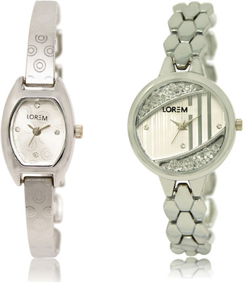 LOREM LR-219-223 White Round & Contemporary Girl's Metal Bracelet Watch - For Women
LOREM LR-219-223 White Round & Contemporary Girl's Metal Bracelet Watch - For Women