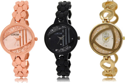 LOREM FZ 221_222_239 Designer Strap Analog watch for Women And Girls Watches Watch - For Women
LOREM FZ 221_222_239 Designer Strap Analog watch for Women And Girls Watches Watch - For Women