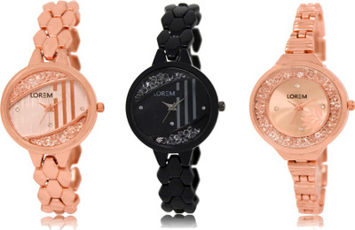 LOREM FZ 221_222_225 Designer Strap Analog watch for Women And Girls Watches Watch - For Women
LOREM FZ 221_222_225 Designer Strap Analog watch for Women And Girls Watches Watch - For Women