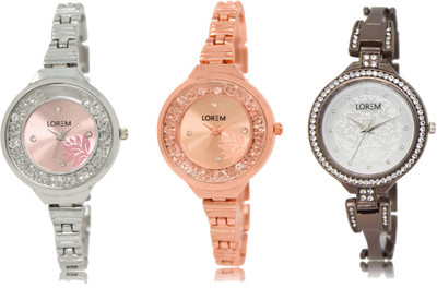 LOREM FZ 225_226_236 Designer Strap Analog watch for Women And Girls Watches Watch - For Girls
LOREM FZ 225_226_236 Designer Strap Analog watch for Women And Girls Watches Watch - For Girls