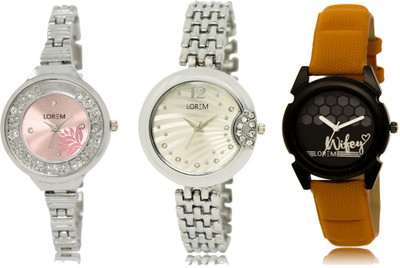 LOREM FZ 226_227_235 Designer Strap Analog watch for Women And Girls Watches Watch - For Women
LOREM FZ 226_227_235 Designer Strap Analog watch for Women And Girls Watches Watch - For Women