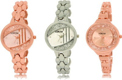 LOREM FZ 222_223_225 Designer Strap Analog watch for Women And Girls Watches Watch - For Women
LOREM FZ 222_223_225 Designer Strap Analog watch for Women And Girls Watches Watch - For Women