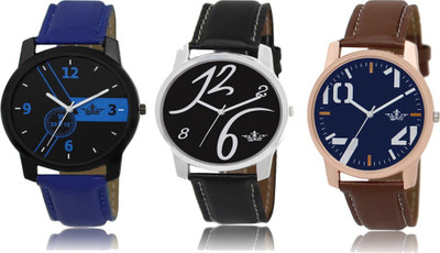 FERRIZZO Men Watch Combo With Blue-Black-Rose Gold Dial Fancy Look Watch - For Men
FERRIZZO Men Watch Combo With Blue-Black-Rose Gold Dial Fancy Look Watch - For Men