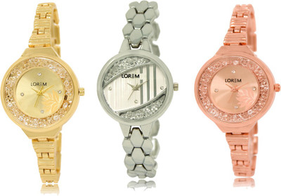 LOREM FZ 223_224_225 Designer Strap Analog watch for Women And Girls Watches Watch - For Girls
LOREM FZ 223_224_225 Designer Strap Analog watch for Women And Girls Watches Watch - For Girls