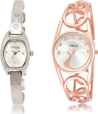 LOREM LR-219-232 White Round & Contemporary Girl's Metal Bracelet Watch - For Women
LOREM LR-219-232 White Round & Contemporary Girl's Metal Bracelet Watch - For Women