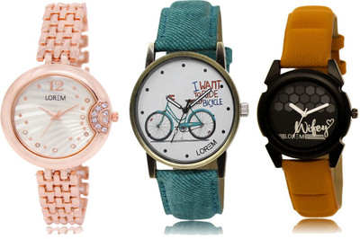 LOREM FZ 228_229_235 Designer Strap Analog watch for Women And Girls Watches Watch - For Girls
LOREM FZ 228_229_235 Designer Strap Analog watch for Women And Girls Watches Watch - For Girls
