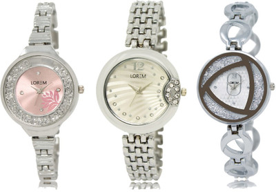LOREM FZ 226_227_240 Designer Strap Analog watch for Women And Girls Watches Watch - For Women
LOREM FZ 226_227_240 Designer Strap Analog watch for Women And Girls Watches Watch - For Women