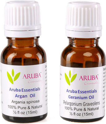 Aruba Essentials Argan Oil & Geranium Oil 100% Undiluted Combo of 15 ml each(30 ml)
Aruba Essentials Argan Oil & Geranium Oil 100% Undiluted Combo of 15 ml each(30 ml)