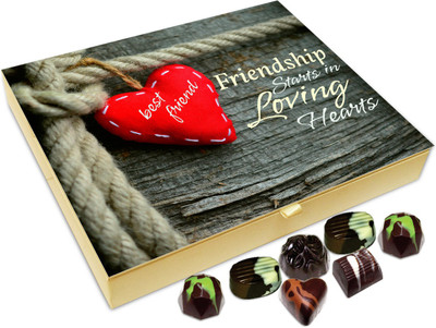 Chocholik Friendship Gift - Friendship starts in loving heart - 20pc Truffles(240 g)
Chocholik Friendship Gift - Friendship starts in loving heart - 20pc Truffles(240 g)
