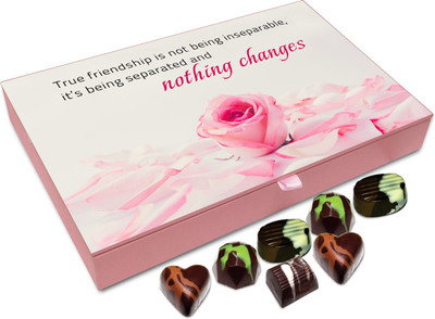 Chocholik Friendship Gift - True friendship never changed - 12pc Truffles(144 g)
Chocholik Friendship Gift - True friendship never changed - 12pc Truffles(144 g)