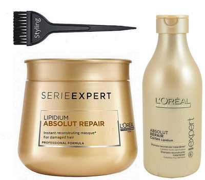 Styling Of hair Brush With Loreal Absolt Repair lipidium shampoo & masque(Set of 3)
Styling Of hair Brush With Loreal Absolt Repair lipidium shampoo & masque(Set of 3)