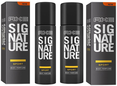 AXE SIGNATURE SPORT BODY PERFUME 122 ML Deodorant Spray - For Men & Women(122 ml, Pack of 2)
AXE SIGNATURE SPORT BODY PERFUME 122 ML Deodorant Spray - For Men & Women(122 ml, Pack of 2)