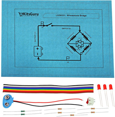 KitsGuru Representation of Wheatstone Bridge LGSK031 Educational Electronic Hobby Kit
KitsGuru Representation of Wheatstone Bridge LGSK031 Educational Electronic Hobby Kit