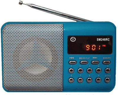 creto high sound BIT SM246 Fm radio support usb , memory card, aux in , recording FM Radio(Blue)
creto high sound BIT SM246 Fm radio support usb , memory card, aux in , recording FM Radio(Blue)