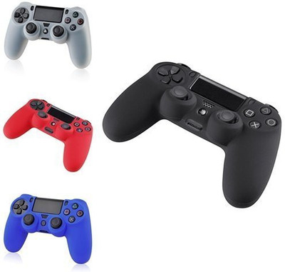 Microware Pack of 4 Color Combo Flexible Silicone Protective Skin for Ps4 Game Controller - Black+red+Blue+White Gaming Accessory Kit(Red&Black&Blue&White, For PS4)
Microware Pack of 4 Color Combo Flexible Silicone Protective Skin for Ps4 Game Controller - Black+red+Blue+White Gaming Accessory Kit(Red&Black&Blue&White, For PS4)