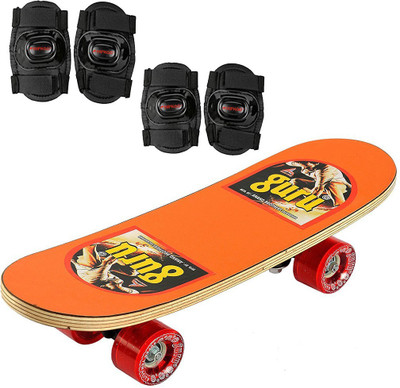 Guru Mini Recreational Skateboard (Small) With Protective Set (Elbow & Knee Guard) Skating Kit
Guru Mini Recreational Skateboard (Small) With Protective Set (Elbow & Knee Guard) Skating Kit