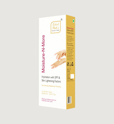 Rahul Phate's Research Product Rahul Phate Moisture & More Hydration with SPF & Skin Lightening Factors(100 ml)
Rahul Phate's Research Product Rahul Phate Moisture & More Hydration with SPF & Skin Lightening Factors(100 ml)