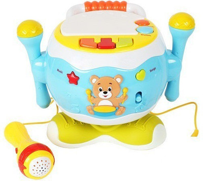 Emob 360 Degree Rotating Musical Hand Beat Flashing Drum with Microphone and Mobile Support Feature(Multicolor)
Emob 360 Degree Rotating Musical Hand Beat Flashing Drum with Microphone and Mobile Support Feature(Multicolor)