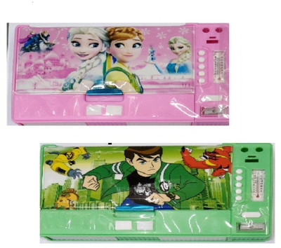 S2KCrafts frozen,ben10 s2kc-1011 frozen,ben10 jumbo plastic magnet pencil box Art Plastic Pencil Boxes(Set of 2, Green, Pink)
S2KCrafts frozen,ben10 s2kc-1011 frozen,ben10 jumbo plastic magnet pencil box Art Plastic Pencil Boxes(Set of 2, Green, Pink)