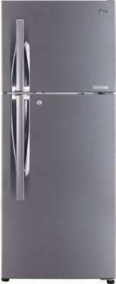 LG 260 L Frost Free Double Door 3 Star Refrigerator(Shiny Steel, GL-C292RPZU)