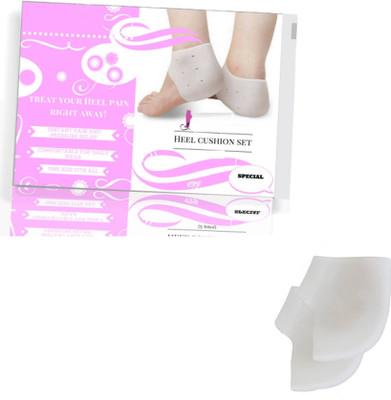QUINERGYS Breathable Protective Silicone Heel Protector to Instantly Relieve Pain and Pressure -Protect Bone & Heel Spurs Heel Support(White, Clear-3
QUINERGYS Breathable Protective Silicone Heel Protector to Instantly Relieve Pain and Pressure -Protect Bone & Heel Spurs Heel Support(White, Clear-3