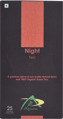 Apex NIGHT TEA Assorted Herbal Tea Bags(25 Bags, Box)