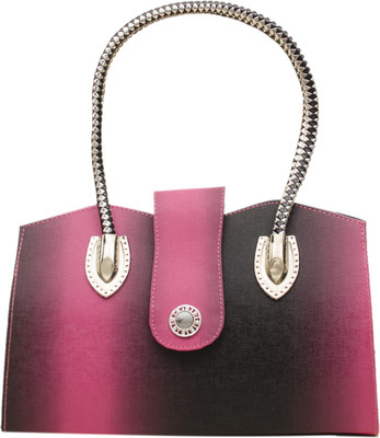 Milky Way Hand-held Bag(Pink, Black), Black;pink