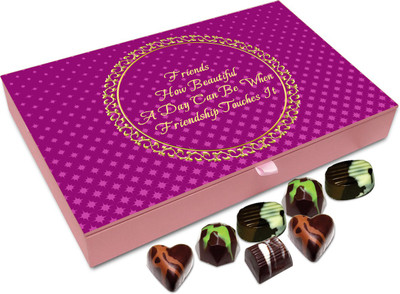 Chocholik Friendship Gift - Friendship Makes A Day Beautiful - 12Pc Truffles(144 g)
Chocholik Friendship Gift - Friendship Makes A Day Beautiful - 12Pc Truffles(144 g)