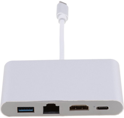 TOBO USB 3.1 Type-C (USB-C) Multiport Adapter, with HDMI (1.4v 1080P) / USB 3.0 Hub / Ethernet & Type-C DP Power Delivery Charging Port (4 Female Hubs, 15cm cable/cord), For New Macbook, Google Chromebook Pixel with USB3.1 TypeC Port HDMI Adapter(Compatib
TOBO USB 3.1 Type-C (USB-C) Multiport Adapter, with HDMI (1.4v 1080P) / USB 3.0 Hub / Ethernet & Type-C DP Power Delivery Charging Port (4 Female Hubs, 15cm cable/cord), For New Macbook, Google Chromebook Pixel with USB3.1 TypeC Port HDMI Adapter(Compatib
