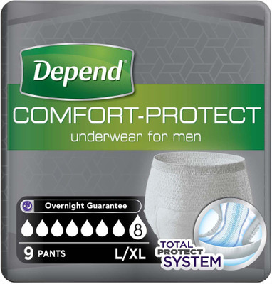 Depend Comfort Protect for Men - L - XL(9 Pieces)