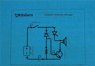 KitsGuru IR remote debugger LGSK026 Educational Electronic Hobby Kit