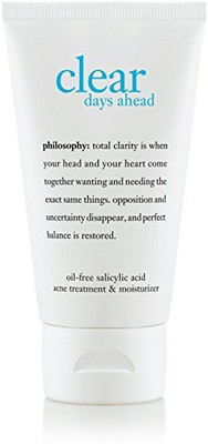 Philosophy Clear Days Ahead Oil-Free Salicylic Acid Acne Treatment And Moisturizer, 2 Ounce(59.15 ml)
Philosophy Clear Days Ahead Oil-Free Salicylic Acid Acne Treatment And Moisturizer, 2 Ounce(59.15 ml)